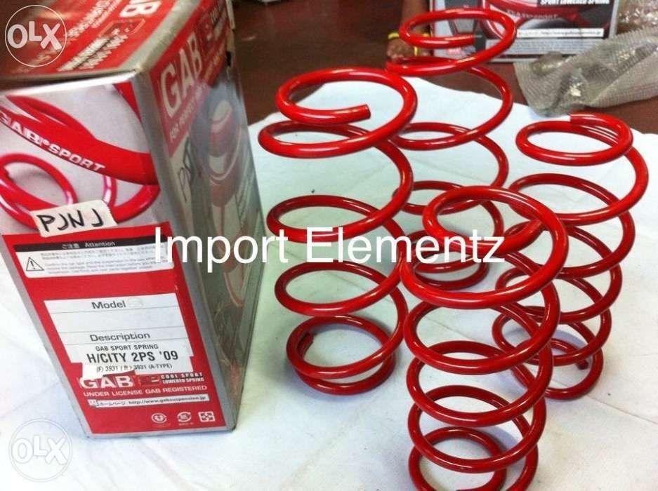 2009 to 2013 Honda City 15 inch drop Lowering Spring Gab Sport 