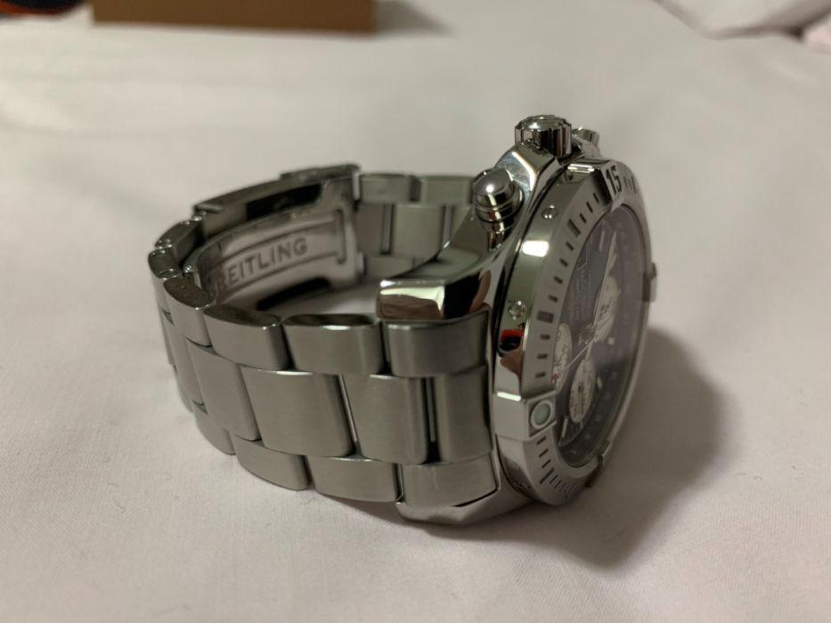 BREITLING Colt Chronograph (Category: Luxury Watches) located in Manila. Submitted by clark.kent1 (Listing ID 238494587, Image 3). Description: BREITLING Colt Chronograph A13388 Size : 44mm Good as new Used only Twice Complete with box and papers with Breitling Cap.
