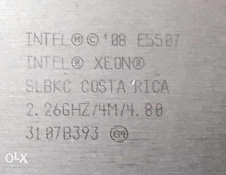 intel xeon e5507 processor for server socket 1366 (Category: Computer Parts) located in Manila. Submitted by iamoggie (Listing ID 238494733, Image 2). Description: intel xeon e5507 processor. For server. Socket 1366. 4 cores. All in good working condition no hidden defects. 500 each.