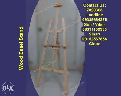 Easel Stand Wood Portrait Menu Painting Drawing Tripod Standee