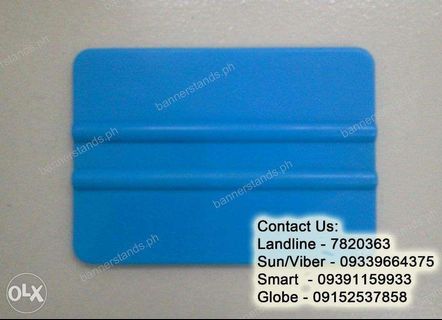 Blue Squeegee or Felt Squegee for Vinyl Sticker Wall Paper application