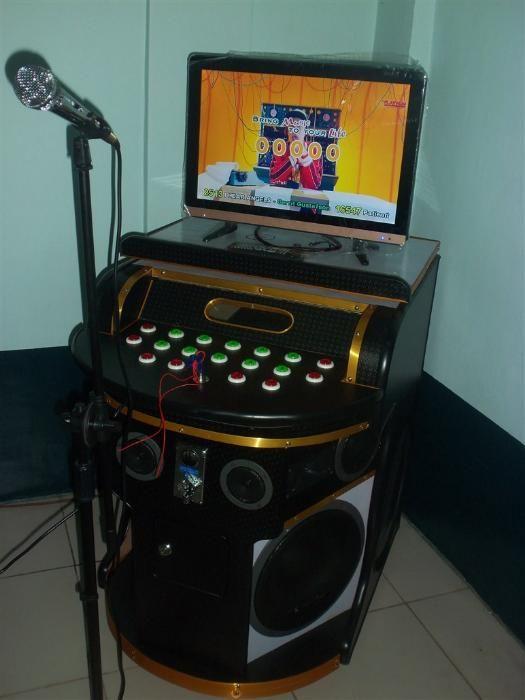 Videoke Machine With Led Tv Mic Stand, Audio, Other Audio Equipment on Carousell