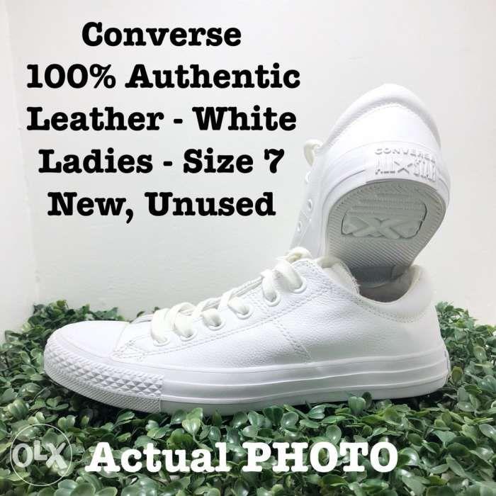 ladies white converse size 7