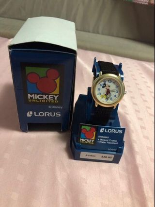 brand new vintage Lorus Mickey Mouse watch