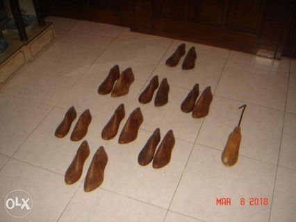 Antique Vintage Shoe Forms from 1940s factory A PIECE OF HISTORY