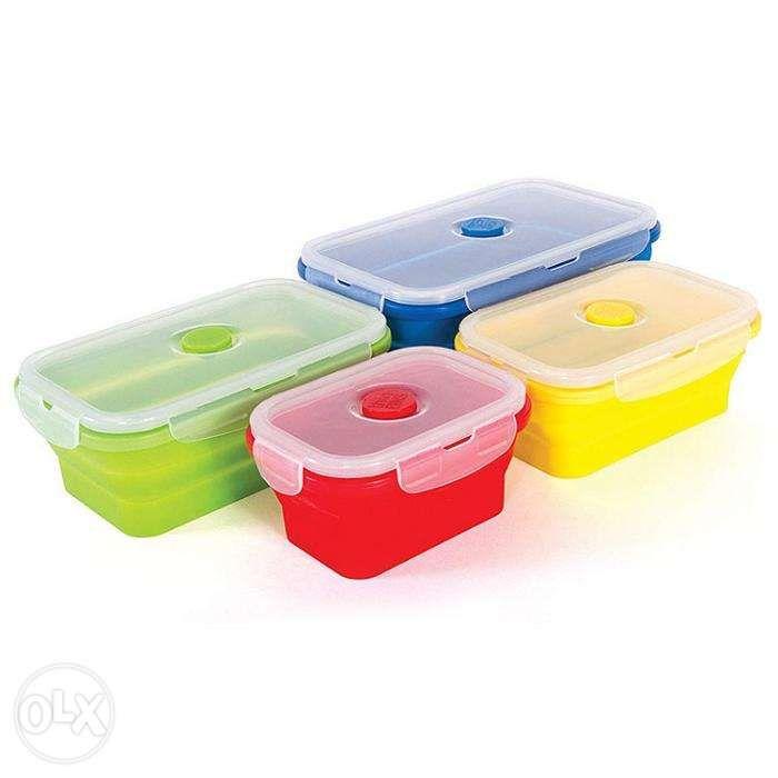 800ml Collapsible Silicone Food Container Rectangle (Category: Storage Boxes & Baskets) located in Cavite. Submitted by herorganicbeauty (Listing ID 238504641, Image 3). Description: Say NO to Plastic!AVOID SINGLE-USE PLASTIC PRODUCTS! Product Descriptions: Eco Friendly: a wonder reusable lunch box environmentally friendly that helps you avoid lots of unnecessary plastic waste from using disposable plastic, paper or styro boxes EXCELLENT QUALITY: