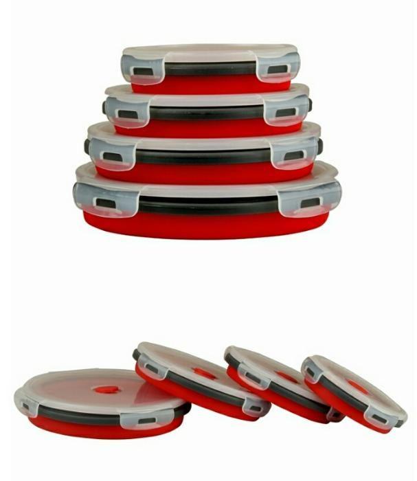 500ml Collapsible Silicone Food Container Round (Category: Storage Boxes & Baskets) located in Cavite. Submitted by herorganicbeauty (Listing ID 238504763, Image 2). Description: Say NO to Plastic! Stop that 'throwaway mentality' and make that change. NOW! Eco Friendly: a wonder reusable lunch box environmentally friendly that helps you avoid lots of unnecessary plastic waste from using disposable plastic, paper or styro boxes Save money with thi