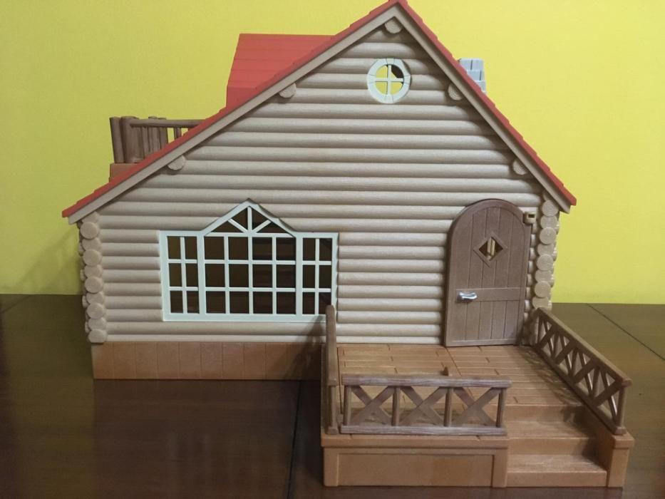 sylvanian families log cabin best price