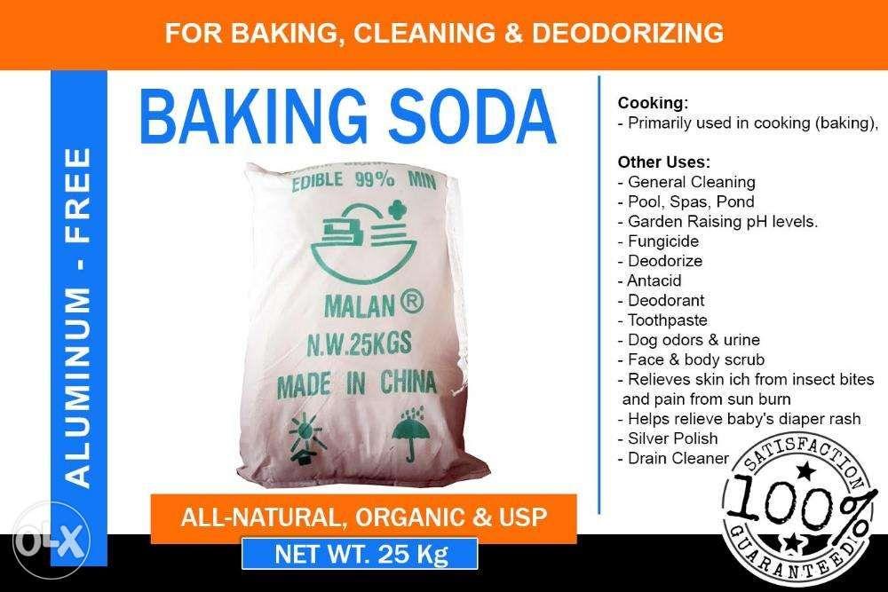 Baking Soda Sodium Bicarbonate Powder 25kg Sack Food Grade, Furniture