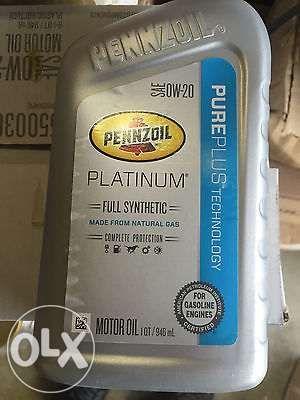 Pennzoil Platinum Full Synthetic 0W20 Motor Oil 1 quart