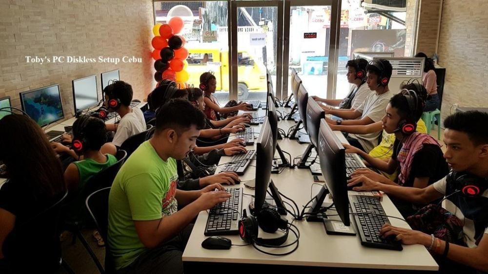 Quad Core Internet cafe gaming cafe with Installment package 3 (Category: Desktops) located in Manila. Submitted by tobys.technology (Listing ID 238505886, Image 2). Description: Diskless cafe Gaming setup 177K (cash) 10 sets Amd Quad Core gaming pc Gigabyte board 4gb Ram Kingston Gaming headset, kbm 20" LG Monitor 1 game server 16gb Ram ddr4 2400 complete set wd timer login system n sales reports Free 3in1 Colored Printer IP Cam (viewable online