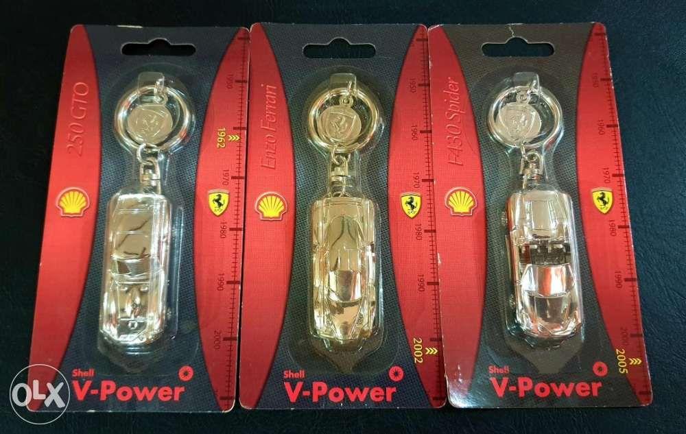 Shell VPower Keychain Set (Category: Character Goods) located in Quezon City. Submitted by simatar1 (Listing ID 238507280, Image 2). Description: For sale as a set: Sealed 6pcs Shell V-Power Keychains Ferrari official licensed product TMS London WC2E 88U.