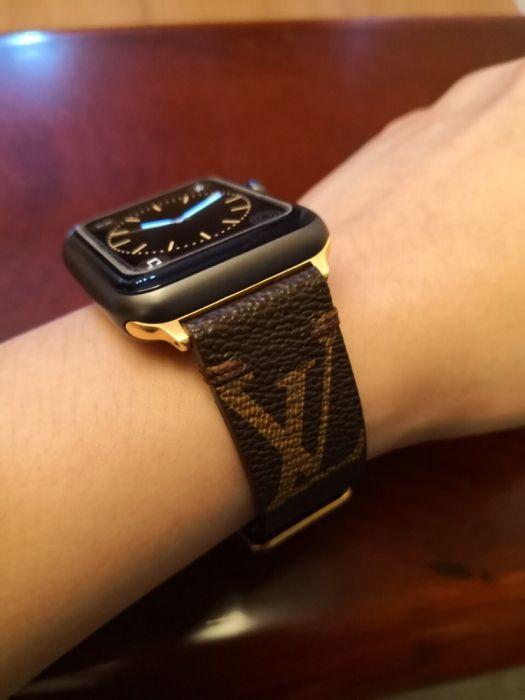 Authentic Apple watch LV Strap from U.S., Luxury, Accessories on Carousell