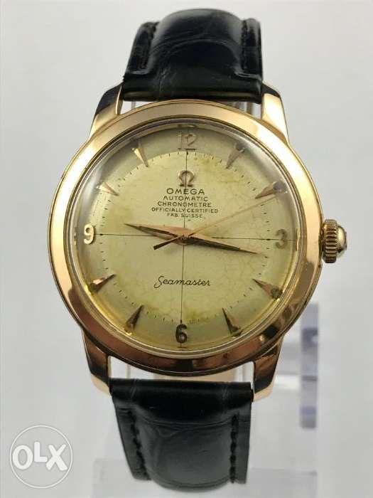 1952 Omega Seamaster Automatic 18K Gold Chronometer Rolex Tudor