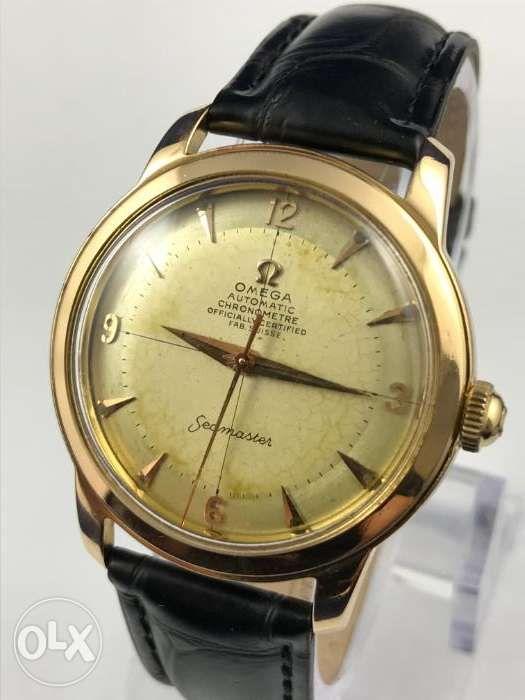 1952 Omega Seamaster Automatic 18K Gold Chronometer Rolex Tudor