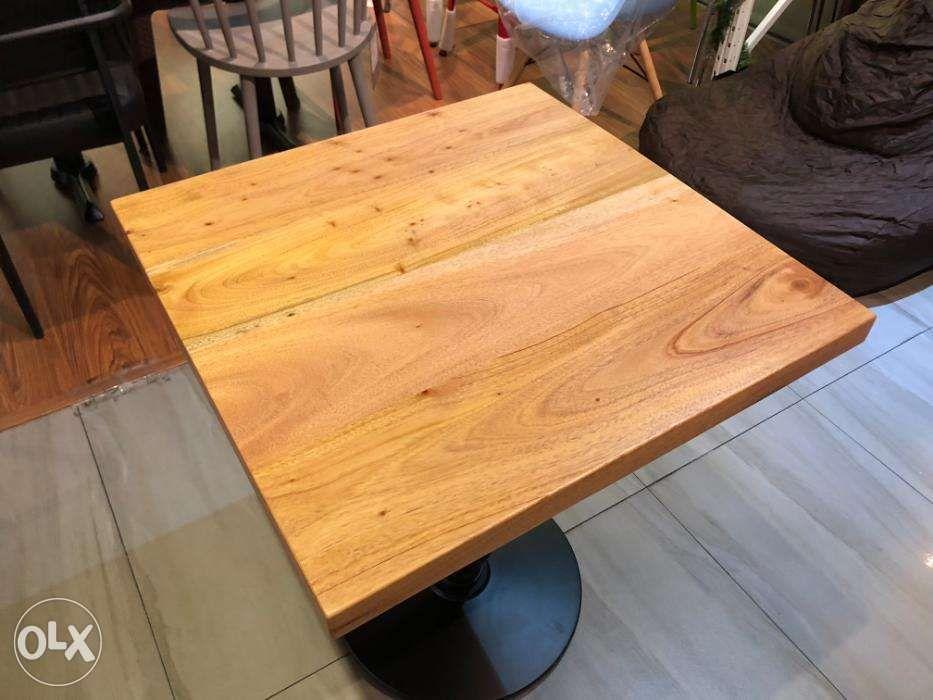 Restaurant Solid wood Dining Table top Cafe Canteen rubberwood (Category: Tables & Sets) located in San Juan City. Submitted by modliving (Listing ID 238514816, Image 2). Description: Solid Rubberwood table top Restaurant Dining table Top and table base Ideal for Restaurant and commercial Use such as Fine dining resto, Cafe, Canteen, Pantry etc. Available size in Square & round: -- 60x60cm; -- 70x70cm; -- 80x80cm -- 120x60cm -- 120x80cm -- 120x70