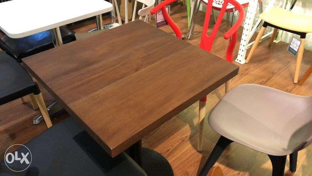 Restaurant Solid wood Dining Table top Cafe Canteen rubberwood (Category: Tables & Sets) located in San Juan City. Submitted by modliving (Listing ID 238514816, Image 3). Description: Solid Rubberwood table top Restaurant Dining table Top and table base Ideal for Restaurant and commercial Use such as Fine dining resto, Cafe, Canteen, Pantry etc. Available size in Square & round: -- 60x60cm; -- 70x70cm; -- 80x80cm -- 120x60cm -- 120x80cm -- 120x70