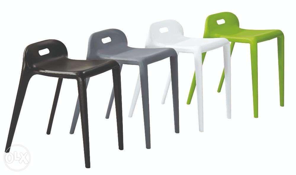 Restaurant Dining Plastic Chair Furniture Plastic Stool, Furniture ...