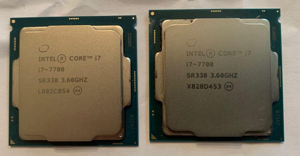 Intel Core i7 7700 and i5 7400 and i5 4590 Processors, Computers  Tech,  Desktops on Carousell