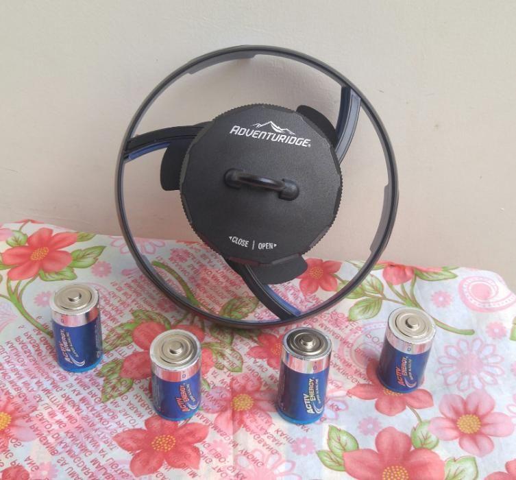 Adventuridge Tent Fan with LED Light, Sports Equipment, Bicycles