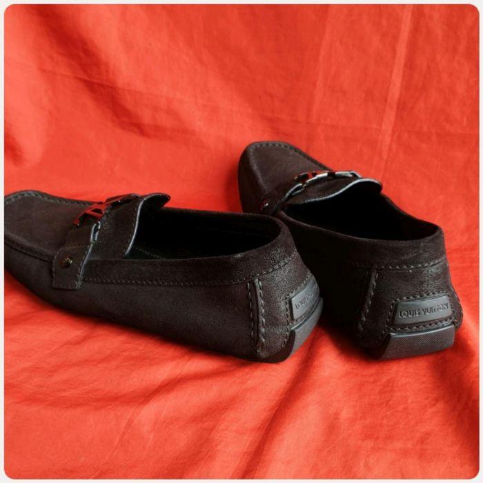 🛑Sz 9.5 LV Louis Vuitton Monte Carlo All Black Suede Driving Loafers Shoes,  Men's Fashion, Footwear, Dress Shoes on Carousell