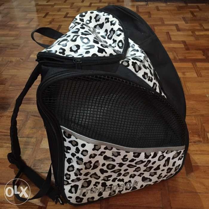 Transpack Ice Skate Backpack White Leopard design, Men's Fashion,  Activewear on Carousell