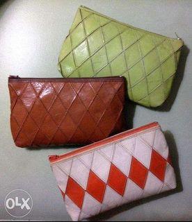 Original OLEG CASSINI Leather Mini Clutch Bags, P500 EACH