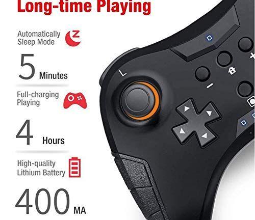 DOBE Bluetooth Wireless Game Controller Gamepad for Nintendo Switch (Category: Controllers) located in Manila. Submitted by techsmartph (Listing ID 238523554, Image 3). Description: • COMFORTABLE NINTENDO SWITCH CONTROLLER FOR LONG TIME PLAYING - The configuration and weight of this Switch controller feels more natural and traditional • BETTER CONTROL WITH SMOOTH JOYSITCKS AND RESPONSIVE BUTTONS This Switch controller has symmetrical button layou