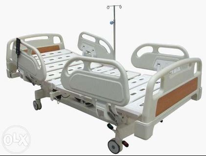 Electric Motorized Hospital Bed 3 Function with wired controller