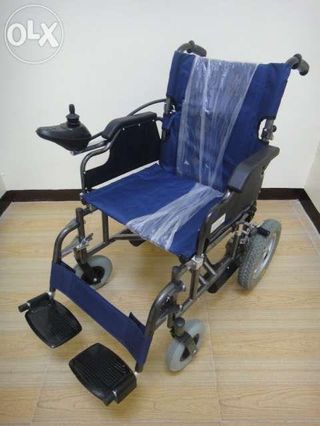 Motorized Electric Wheelchair Heavy Duty Solid Rubber wheels USA Standard