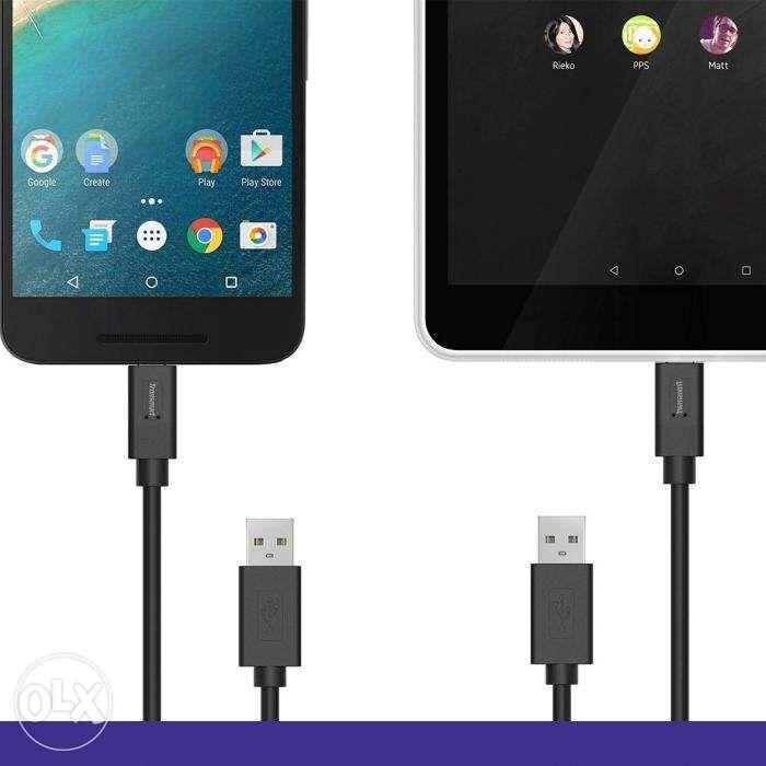 Tronsmart USB C to USB A Type C Premium Durable Cable 3ft (Category: Portable Audio Accessories) located in Manila. Submitted by techsmartph (Listing ID 238525743, Image 2). Description: -USB-C Syncing: Transfer data between your USB-C devices such as your new Macbook, Chrome Pixel, LG G5, Nexus 6p/5x (up to 480Mbps) -Fast Charging: Replace your original cable to charge your New Macbook, Chrome Pixel, LG G5, Nexus 6p/5x -Flexible USB-C to USB-A c