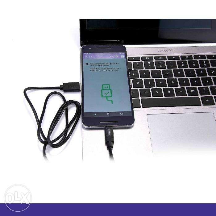 Tronsmart USB C to USB A Type C Premium Durable Cable 3ft (Category: Portable Audio Accessories) located in Manila. Submitted by techsmartph (Listing ID 238525743, Image 3). Description: -USB-C Syncing: Transfer data between your USB-C devices such as your new Macbook, Chrome Pixel, LG G5, Nexus 6p/5x (up to 480Mbps) -Fast Charging: Replace your original cable to charge your New Macbook, Chrome Pixel, LG G5, Nexus 6p/5x -Flexible USB-C to USB-A c