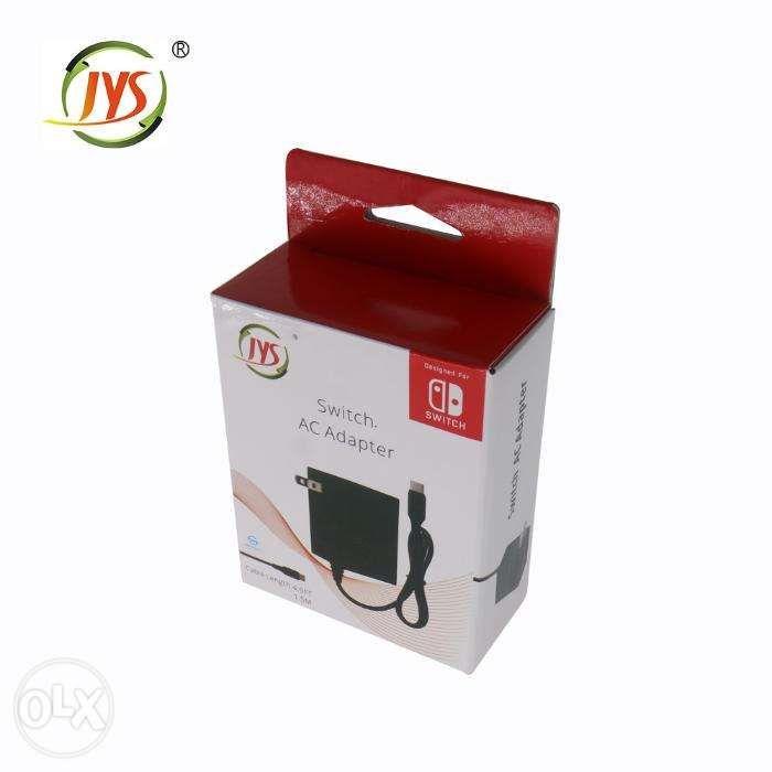 JYS Charging Brick AC Adapter Wall Charger for Nintendo Switch (Category: Nintendo) located in Manila. Submitted by techsmartph (Listing ID 238526332, Image 3). Description: -Plug in the AC adapter and power your Nintendo Switch system from any 100-240vvolt outlet. -The AC adapter also allows you to recharge the battery, even while you play. -Comply with official specifications, charging your Switch at high rate. -Perfect replacement for Nintendo