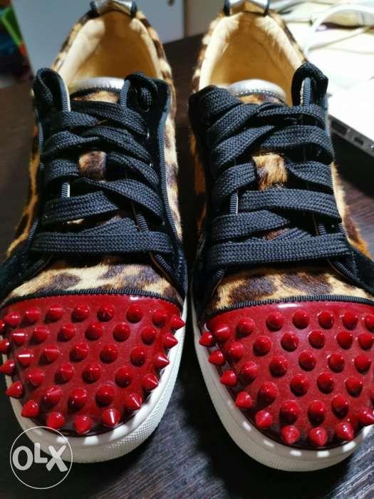 Christian Louboutin Low Top Spikes Sneakers Size 44/ US 11 in