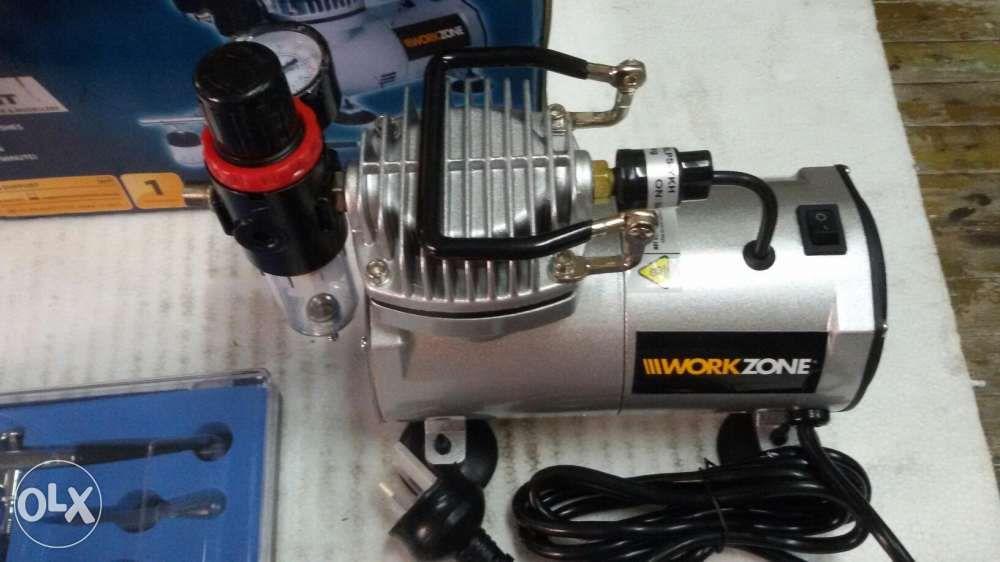 Workzone airbrush compressor kit ECABK02 90watts 230V brandnew