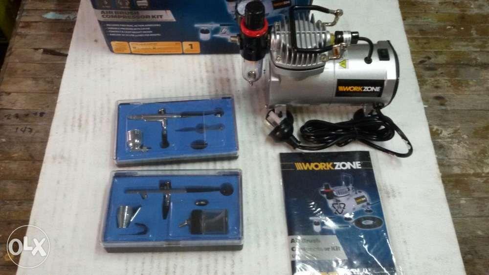 Workzone airbrush compressor kit ECABK02 90watts 230V brandnew