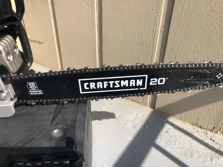 Craftsman 20 inch petrol chainsaw 50cc 2 stroke gasoline engine