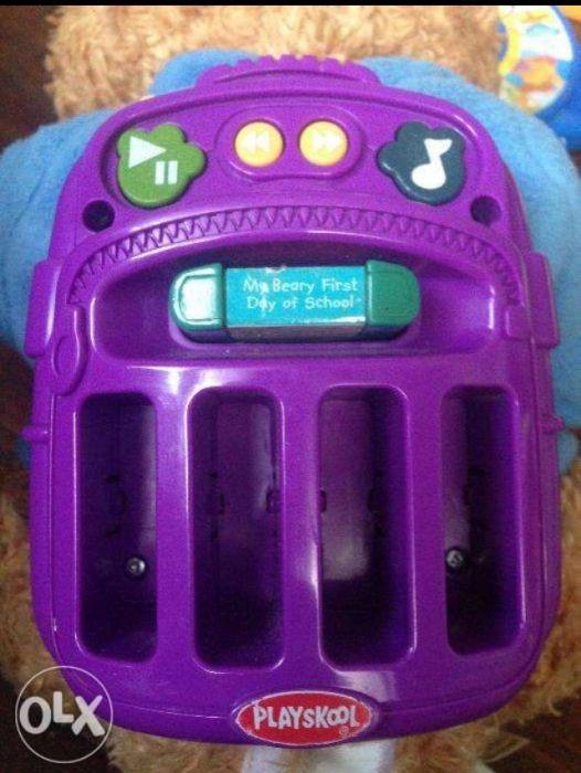 Educational Musical Toys from US (Category: Infant Playtime) located in Quezon City. Submitted by lynn.lopez (Listing ID 238533785, Image 2). Description: -T.J. Bearytales Playskool Talking Bear mark down Php 1000 -Playskool Baby Einstein Bach Touch Play Music Pipes Piano Php1000 -Little Tikes Purple Orange Drum Attached Sticks Php 500 -Barney The Dinosaur Musical Trumpet Php1000 -Megcos Push-Along Toy Musical Ladybug Php 2000 -very good conditio