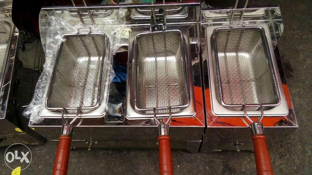 Triple Deep Fryer, Furniture & Home Living, Kitchenware & Tableware