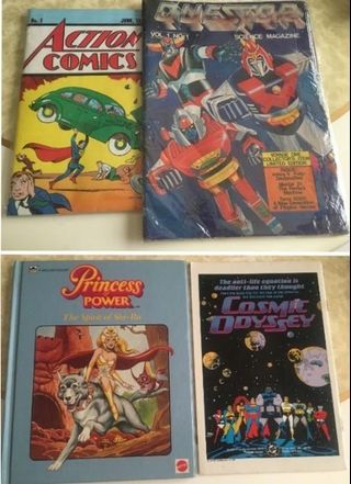 vintage comics books magazine dc marvel robots