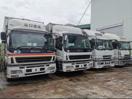 Isuzu 6wf1 6uz1 fuso 6m70 6d40 HINO e13c k13c wing van Trucks 10w and