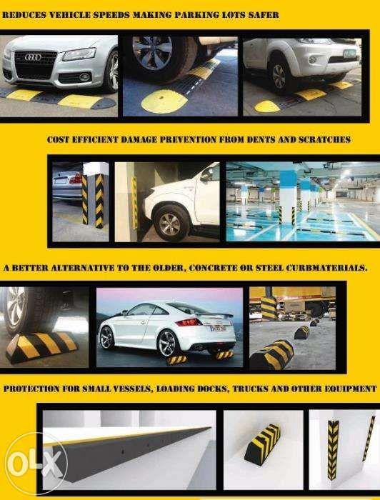 parking loading dock car parking stopper speed humps column guard