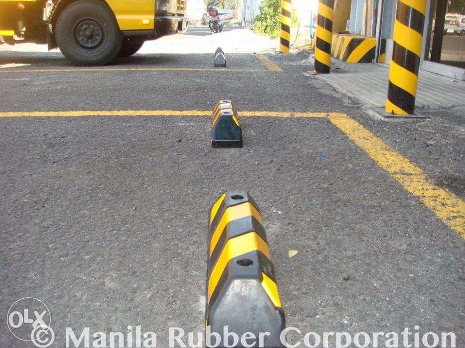 rubber column guard loading dock bumper guard wheel stopper car