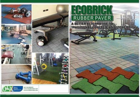 gym rubber floor rubber mat