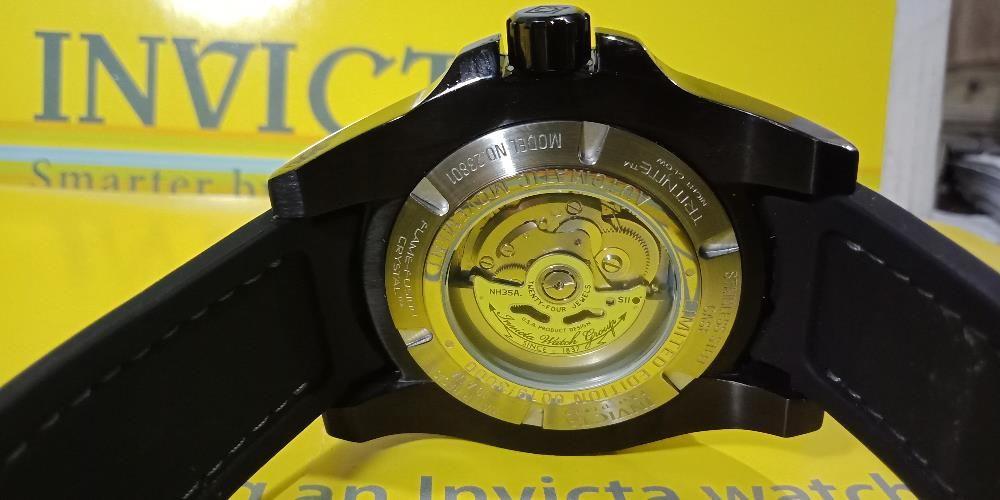 Invicta 23801 Pro Diver Automatic Limited Ed Black RubberStrap Watch