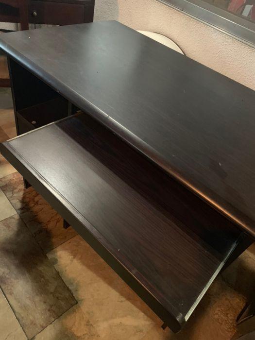 Wooden Computer Desktop Work Table (Category: Tables & Sets) located in Paranaque City. Submitted by _moonshop (Listing ID 238548555, Image 2). Description: 39.5” length 29” height Good quality Sturdy.