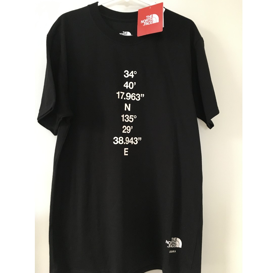 店舗限定the North Face Osaka Souvenir Tee Ntr 大阪黑色 男裝 男裝衫 外套 Carousell