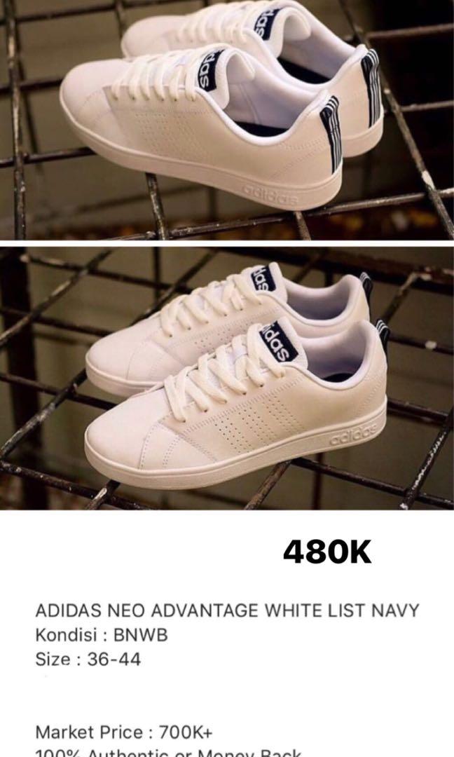 ADIDAS NEO ADVANTAGE WHITE LIST NAVY, Men's Fashion, Men's ... ADIDAS NEO ADVANTAGE WHITE LIST NAVY, Men's Fashion, Men's ...