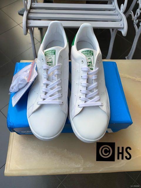 Adidas Stan Smith Size 42 Fesyen Pria Sepatu Sneakers Di Carousell