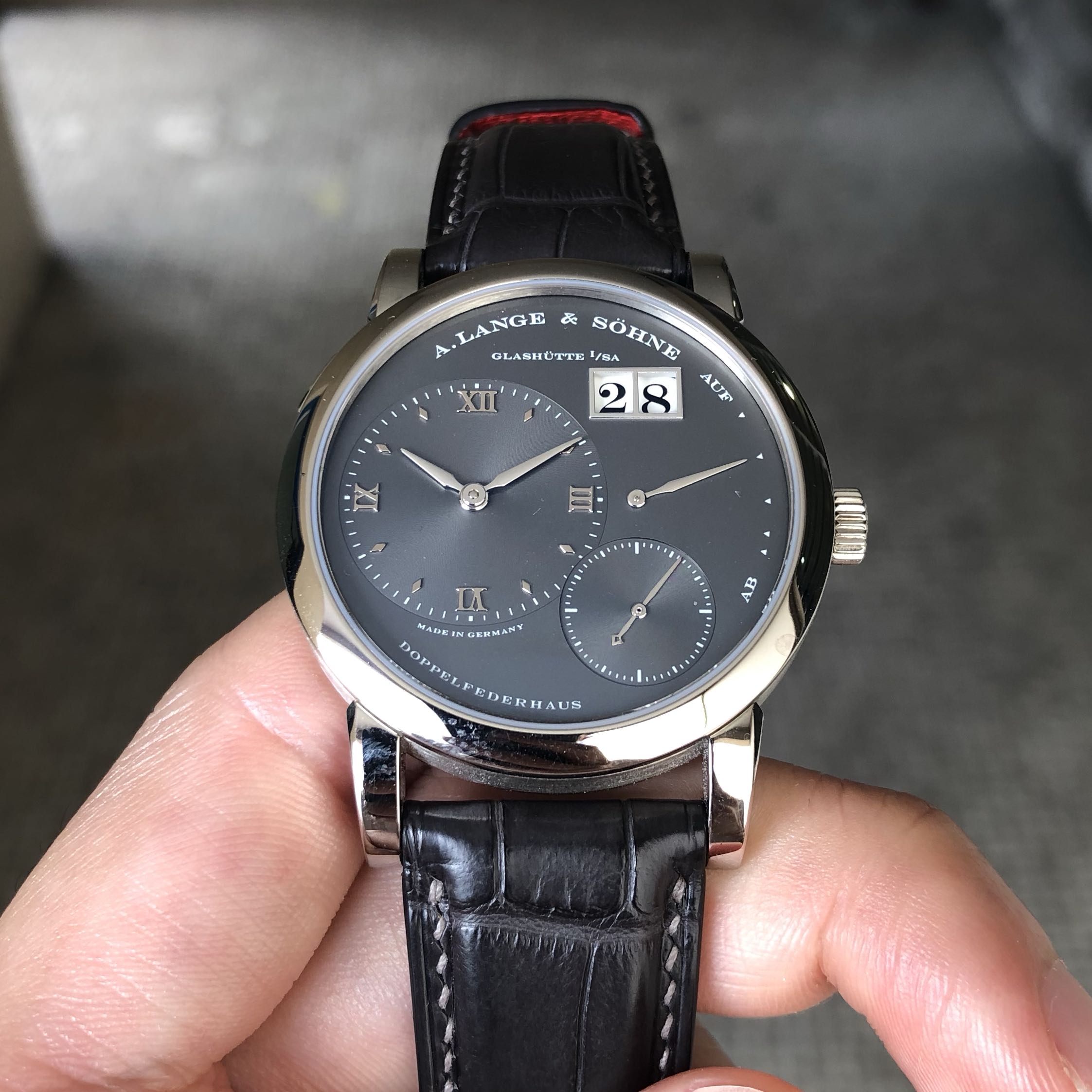 Lange 1 best sale black dial